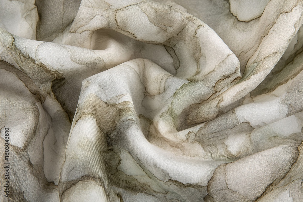Poster elegant abstract fabric with soft textures and earth tones for creative design projects