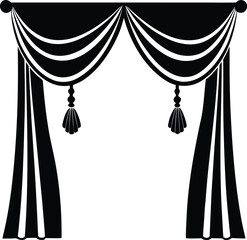 Elegant Curtain Silhouette