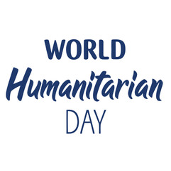 world humanitarian day