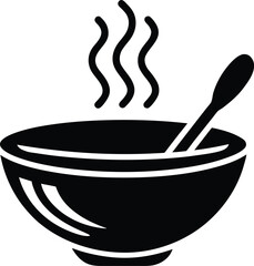 Bowl of Soup Silhouette