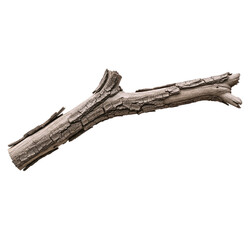 Old Bare Branch Cut Out for Rustic Decoration on transparent background PNG

