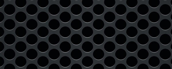 Metal hole background. Grey elegant matalic background