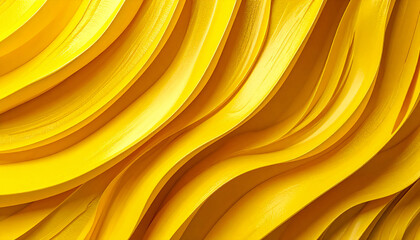 Abstract texture lines of paints in the following colors - lemon curry, selective yellow, unmellow yellow, mellow yellow, maximum yellow
