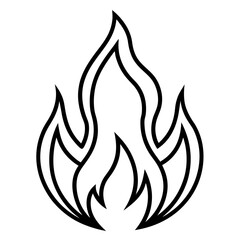 Fire Symbol Flat Icon