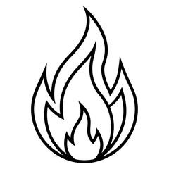 Fire Symbol Flat Icon