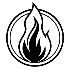 Fire Symbol Flat Icon