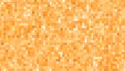Fototapeta premium Abstract textured background of small orange squares creating a pixelated mosaic effect
