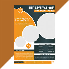 Modern real estate flyer template designed for urban apartment listings, ideal for property managers and realtors promoting city flats, rentals, and condos
