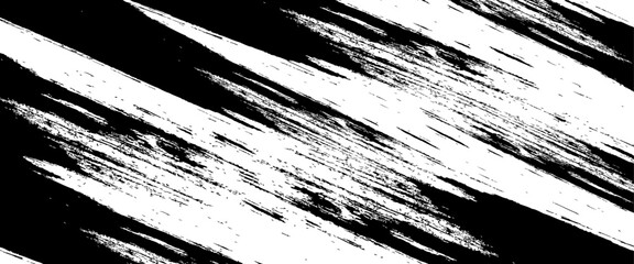 Abstract black paint splatter on white background.  Brush strokes, stain grunge isolated on white background