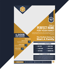 Customizable real estate flyer template for personal realtor branding, ideal for showcasing properties, services, contact info, and building agent credibility