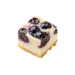 Delicious Blueberry Cheesecake Square