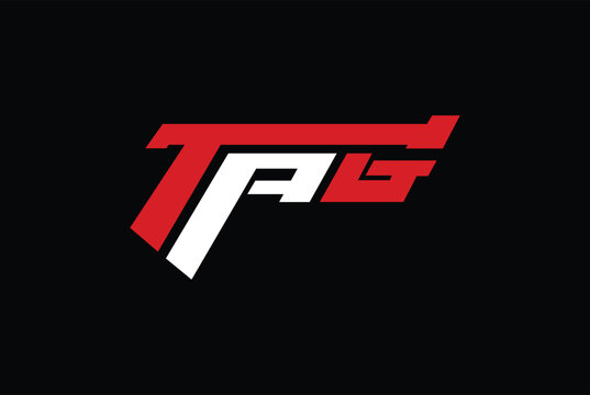 Letter TPG, GPT, T, P, G and Gun logo - icon design