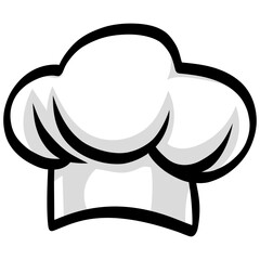 Chef Hat Cartoon Illustration Drawing Art Vector