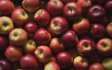 Fresh Red Apples background