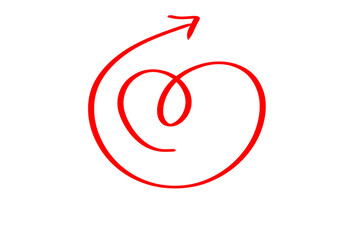 Rounded Triangle Arrow Graphic