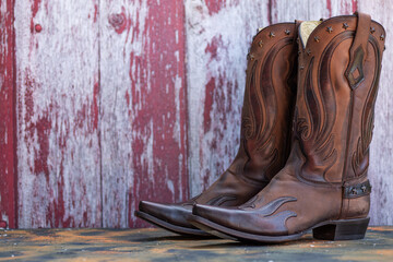 Modern Cowboy Style Icon. Handcrafted boot blends tradition with contemporary flair.