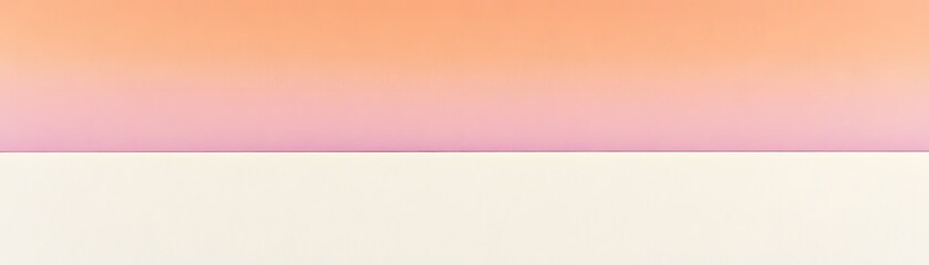 Fototapeta premium Simple color gradient background with horizontal division.