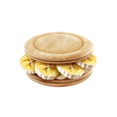 Delicious Banana Cream Sandwich Cookie