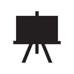 Obraz premium Artistic easel with blank canvas for creative projects
