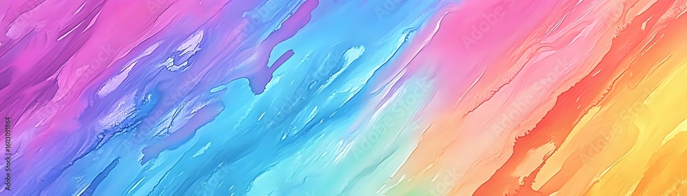 Poster vibrant colorful abstract design with flowing lines.