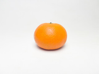 Orange fruit isolated on a white background.