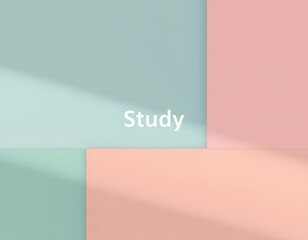 A simple, yet visually appealing study backdrop.