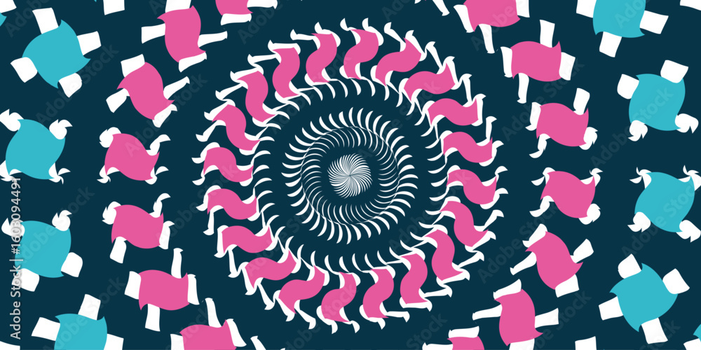 Poster abstract colorful backgrounds. multicolored backgrounds. market segmentation and target audience. ma