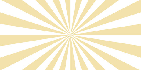 Abstract bright and energetic spiral background with alternating curved yellow and white segments.Hypnotic swirl radiates symmetrically sense of motion and energy. 
