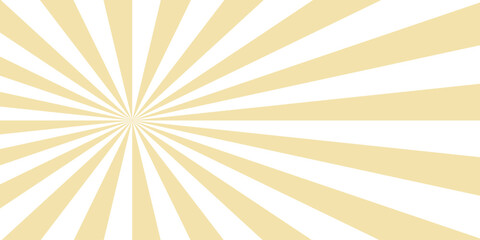 Abstract bright and energetic spiral background with alternating curved yellow and white segments.Hypnotic swirl radiates symmetrically sense of motion and energy. 