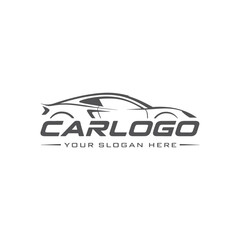 Unique car logo Modern and minimalist vector and abstract logo