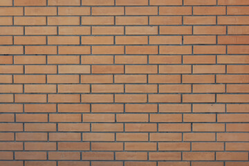 Texture of red brick wall as background, closeup