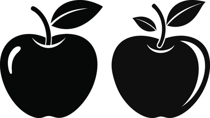 vector illustration of an apple