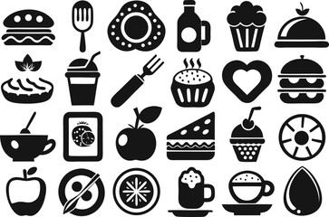 food icons set