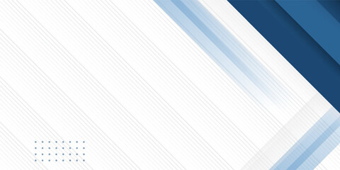 Fototapeta premium Blue abstract background with white color. Abstract blue background with square shapes. Modern Simple Blue Grey Abstract Background Presentation Design