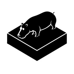 A solitary figure stands against a vibrant sunset a striking silhouette