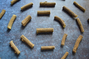 Raw whole dried Licorice root