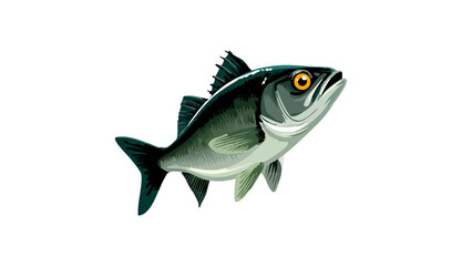 zebra danio fish icon, zebra danio fish vector illustration-simple illustration of zebra danio fish