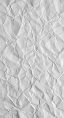 Crumpled white paper texture for backgrounds and graphic designs