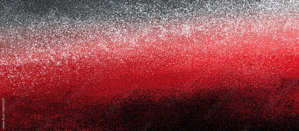 Poster a dynamic gradient transitions from deep charcoal gray to vibrant crimson, creating a textured, spec