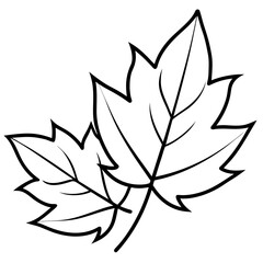 Autumn Leaves  Icon Perfect for festive designs, holiday decor, and digital projects. Fully editable and scalable.