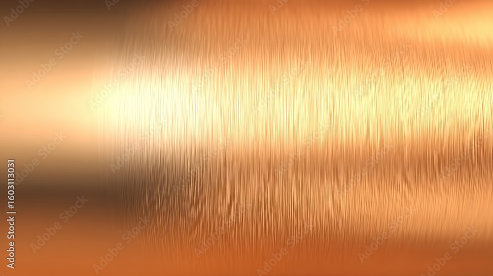 Aufkleber softly lit bronze background with a brushed metallic texture creating a minimalist aesthetic in warm