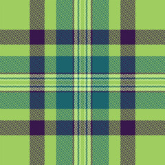 Diwali pattern plaid tartan, refresh vector seamless texture. Nice background textile check fabric in green and cyan colors.