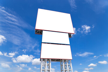 Blank billboard ready for advertise