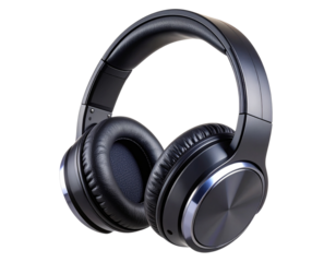 3D Pie Chart Icon with Three Segments in Gradient Colors, Angled Top View, Isolated PNG