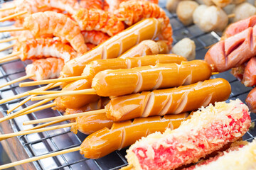 grilled sausage