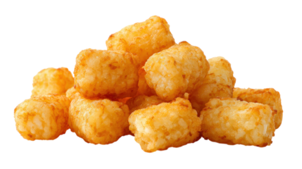 Pile of Golden Fried Tater Tots