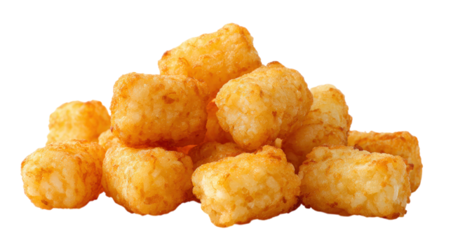 Pile of Golden Fried Tater Tots