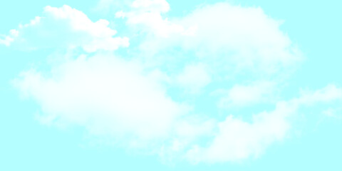 Blue sky with white fluffy cloud. Beautiful sky in the morning. beautiful blue sky with white cloud