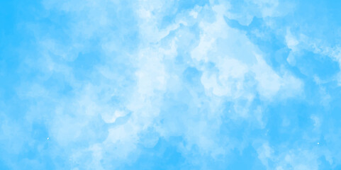 Cutout clean white cloud transparent backgrounds special effect. blue sky with white cloud closeup. watercolor background. digital art painting. Hand painted texture. cloudy, smoky, blur, fluffy, arts