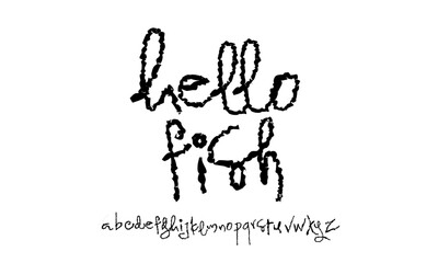 Modern Future Abstract Alphabet Font .vector illustration